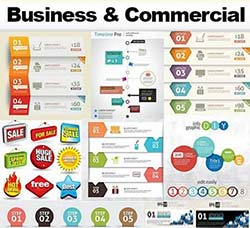 25套商业标签合集：Business and Commercial Elements of Design